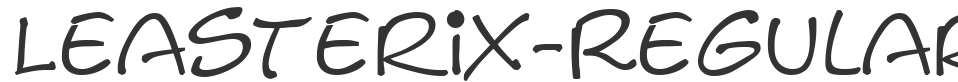 Leasterix-Regular font preview