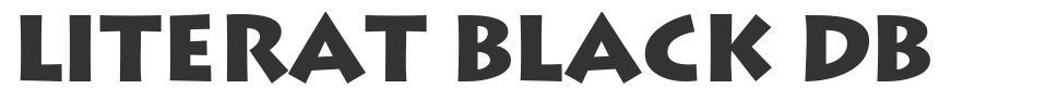 Literat Black DB font preview