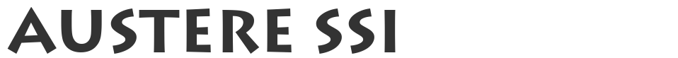 Austere SSi font preview