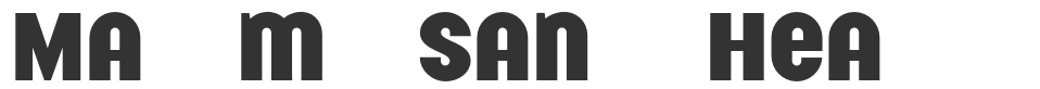 MalmoSans Headline font preview