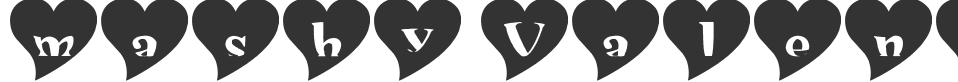 mashy Valentine font preview