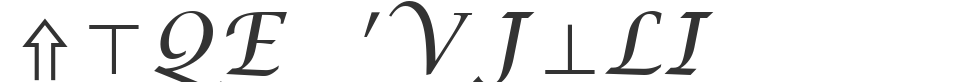 Math Symbol font preview