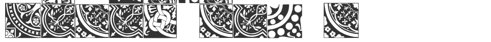 Medieval Tiles I font preview