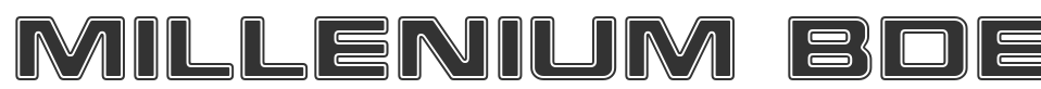 Millenium BdEx BT font preview