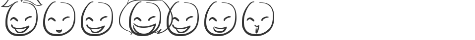 Mini Smile font preview