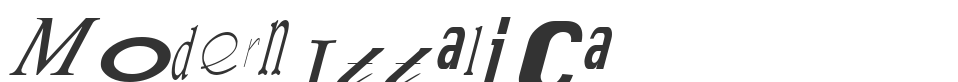 Modern Ittalica font preview