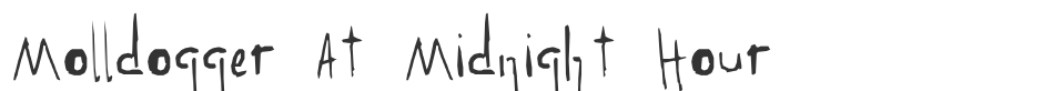 Molldogger At Midnight Hour font preview