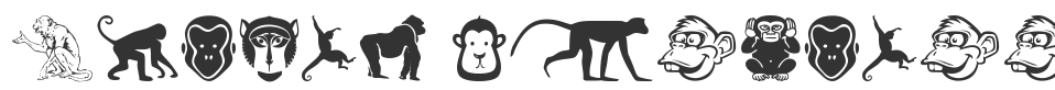Monkey Business font preview