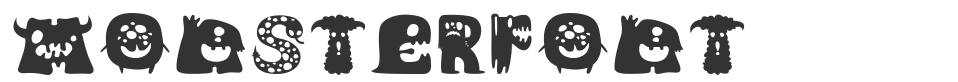 Monsterfont font preview