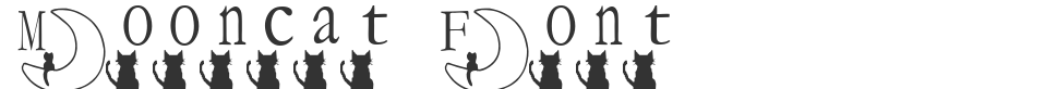 Mooncat Font font preview