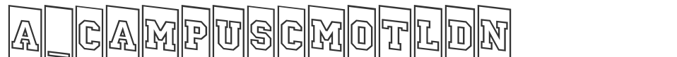 a_CampusCmOtlDn font preview
