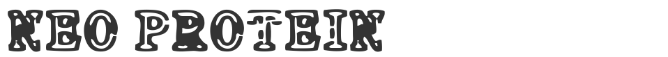NEO PROTEIN font preview