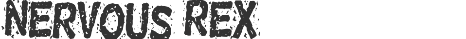 Nervous Rex font preview
