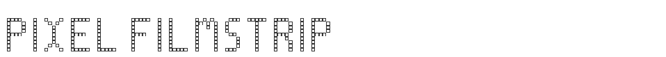 Pixel Filmstrip font preview