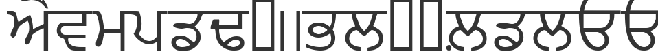 PunjabiAmritsarSSK font preview