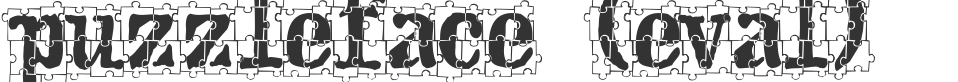 puzzleface (eval) font preview