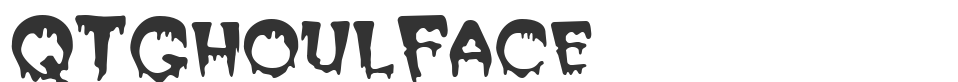 QTGhoulFace font preview