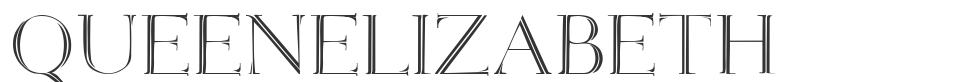 QueenElizabeth font preview