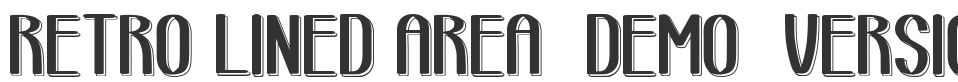 retro lined area_demo-version font preview