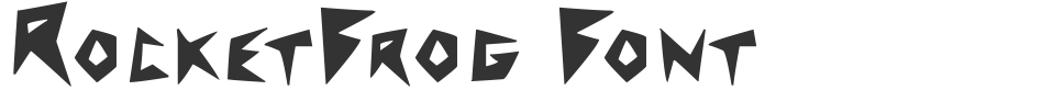 RocketFrog Font font preview