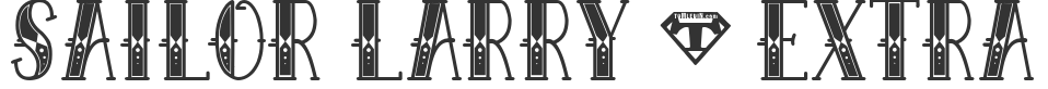 Sailor Larry - Extra Fancy font preview