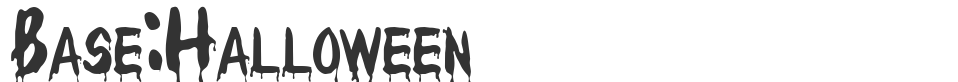 Base:Halloween font preview