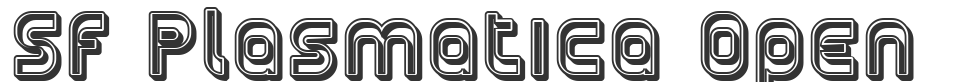SF Plasmatica Open font preview