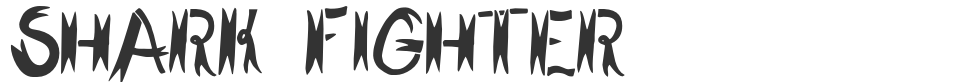 Shark Fighter font preview