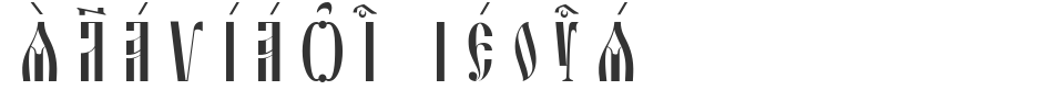 Slavjanic ieUcs font preview