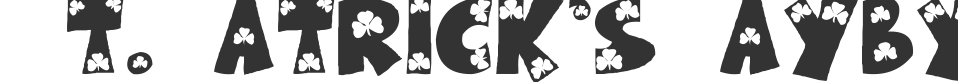 St.Patrick'sDaybyTom font preview