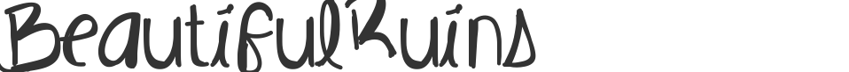 BeautifulRuins font preview