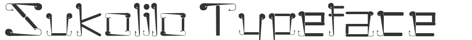 Sukolilo Typeface font preview