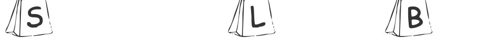 Summer's Lunch Bags font preview