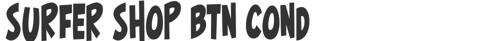Surfer Shop BTN Cond font preview