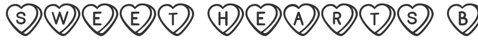 Sweet Hearts BV font preview
