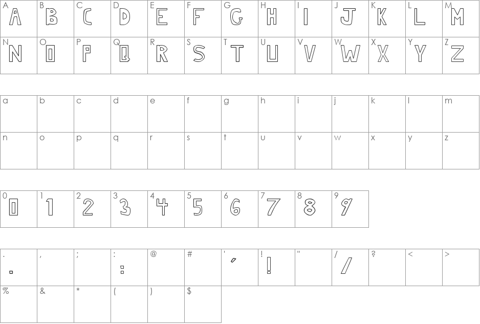 to be named font character map preview