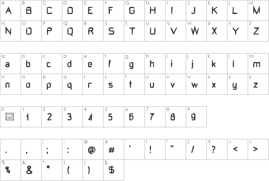 [email protected] font character map preview