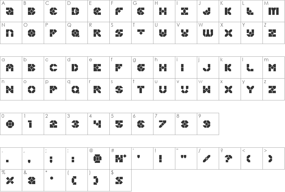 Zoom Runner Title Italic font character map preview