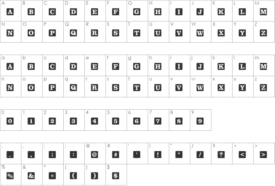 ChildsPlayBlocksSolid font character map preview