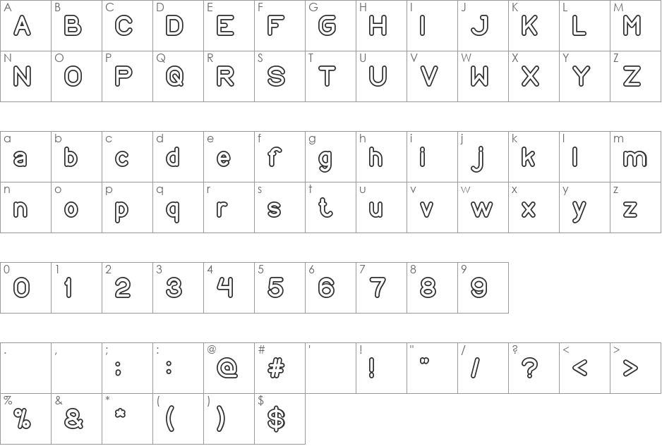COPY PASTE font character map preview
