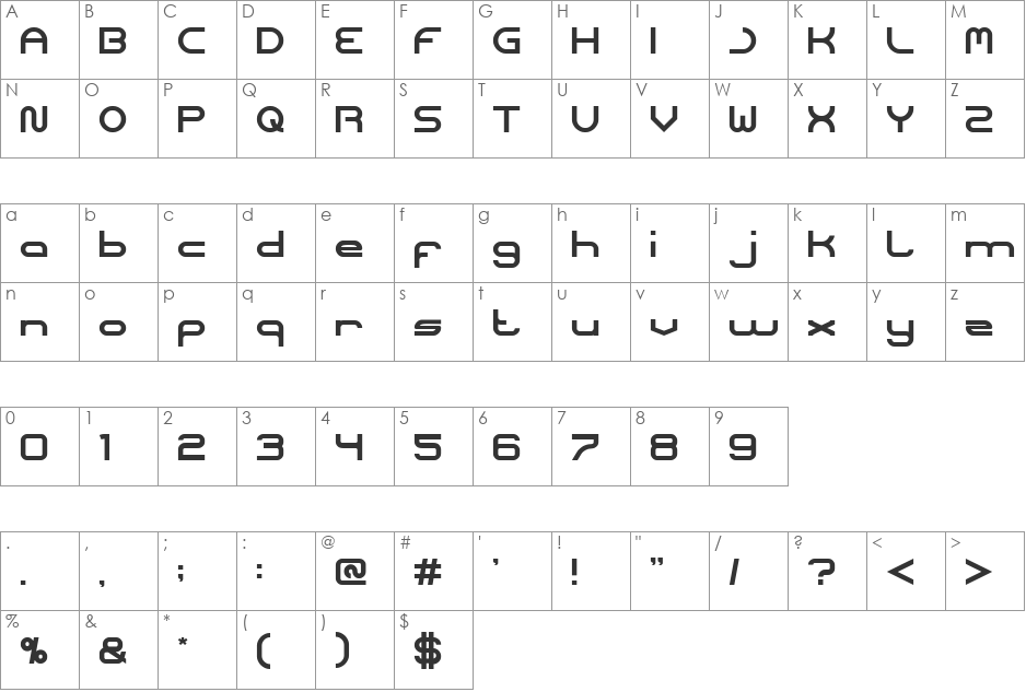 CorelDraw font character map preview