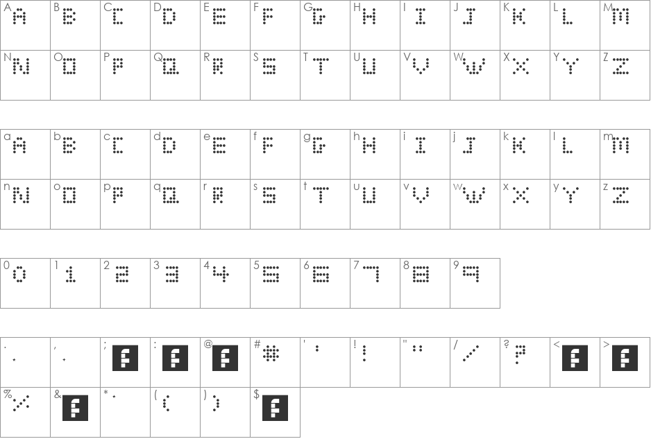 Eldora Evangeline font character map preview