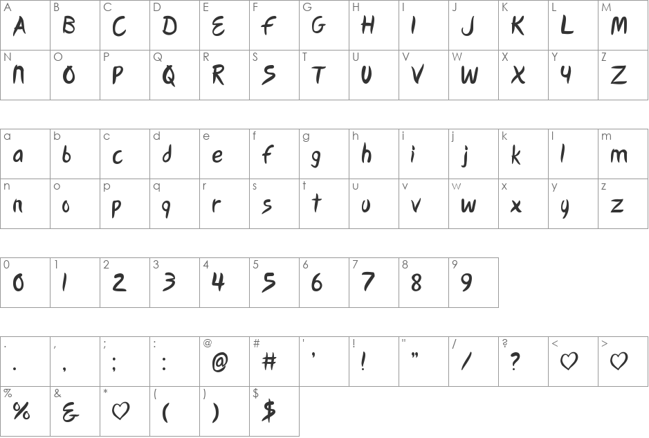 Eurovision Song Contest 2015 V2 font character map preview