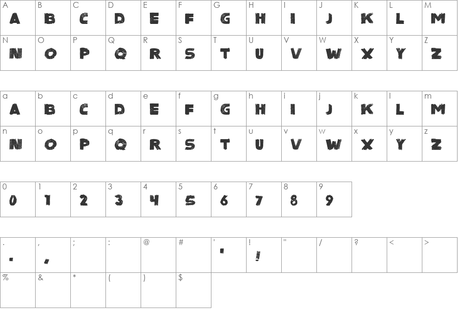 February 12 2015 font character map preview