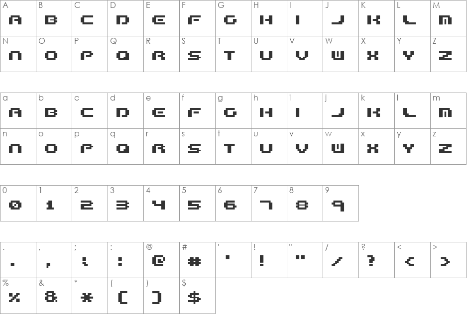 Formula too complex .2 font character map preview