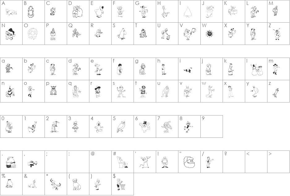 GlyphDigest font character map preview