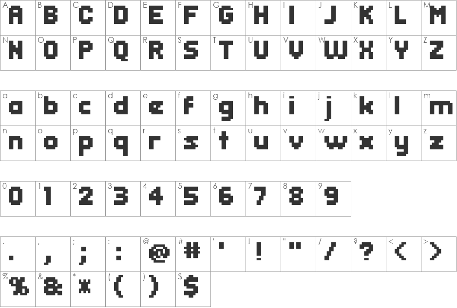 header 08_65 font character map preview