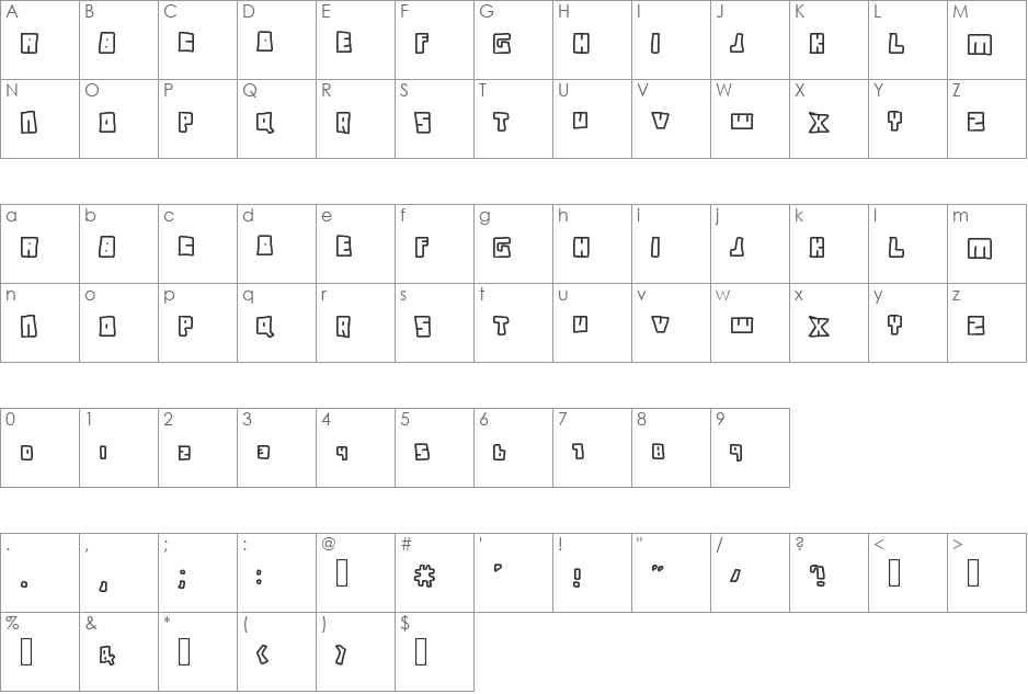 instant access font character map preview