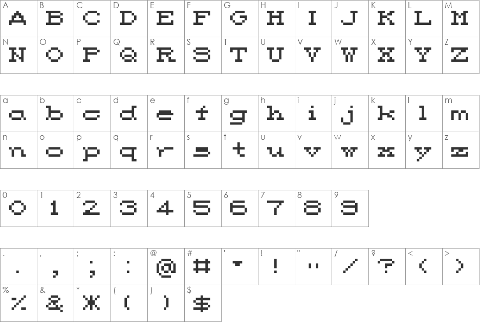 M35_CPS2 font character map preview