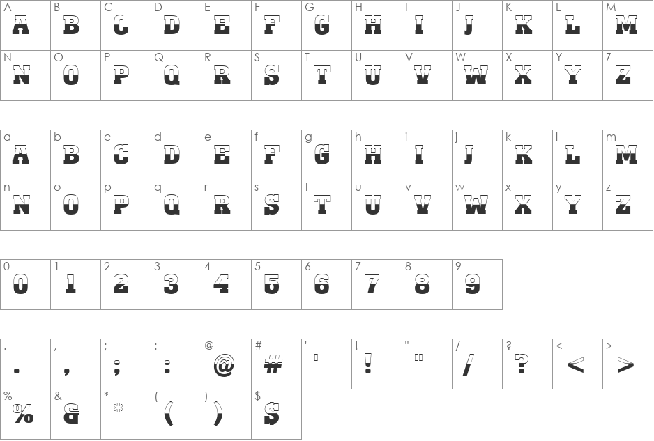 a_MonumentoTitulB&W font character map preview